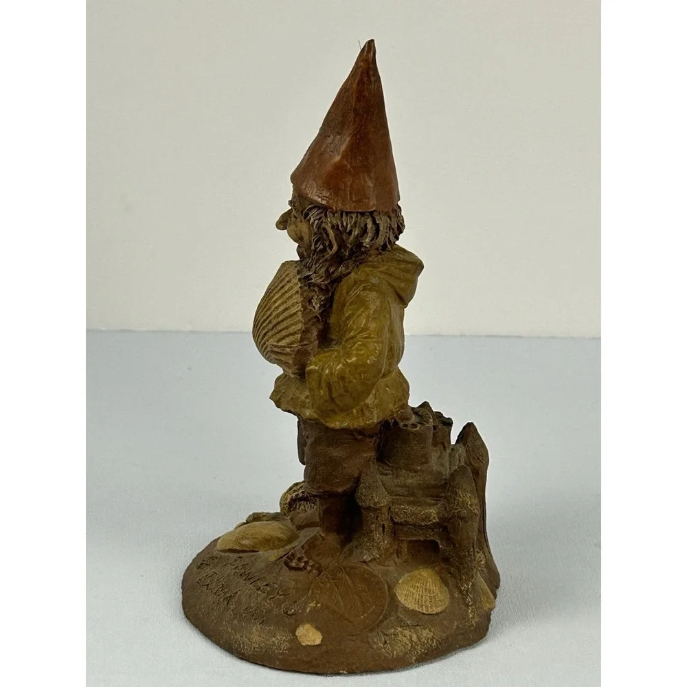 Tom Clark Gnome Pawley #42 Cairn Studio 1984 Shell Beach Figurine Vintage - Picture 2 of 9